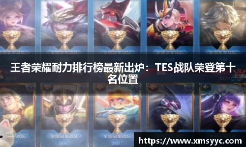 王者荣耀耐力排行榜最新出炉：TES战队荣登第十名位置
